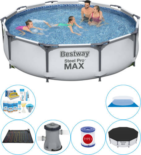 Zwembad Combi Deal - Bestway Steel Pro Max Rond 305x76 Cm