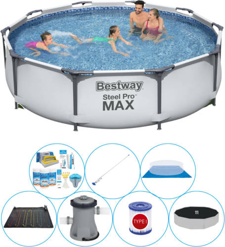 Zwembad Comfort Pakket - Bestway Steel Pro Max Rond 305x76 Cm