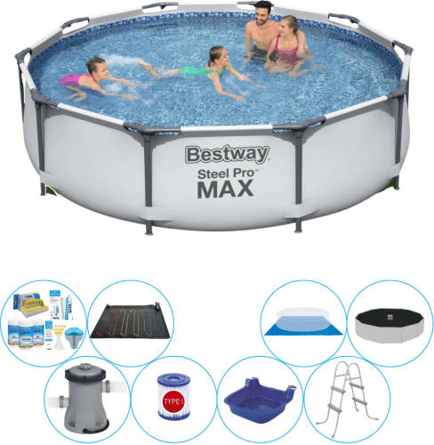 Deluxe Zwembad Set - Bestway Steel Pro Max Rond 305x76 Cm