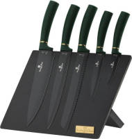 BerlingerHaus Berlinger Haus Messenset Met Magnetische Standaard - 6 Stuks - Emerald Collection