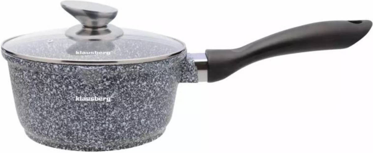 Klausberg 7527 - Steelpan - 16 Cm - 1,3 L - Marmeren Coating