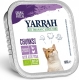 Yarrah Bio Kuipje Brokjes Kattenvoer Kip - Kalkoen 100 gr