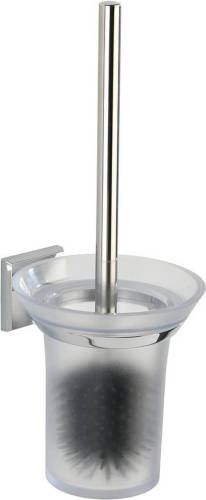 Wenko Toiletborstel En Houder Laceno 36,5 X 15,5 Cm Zilver