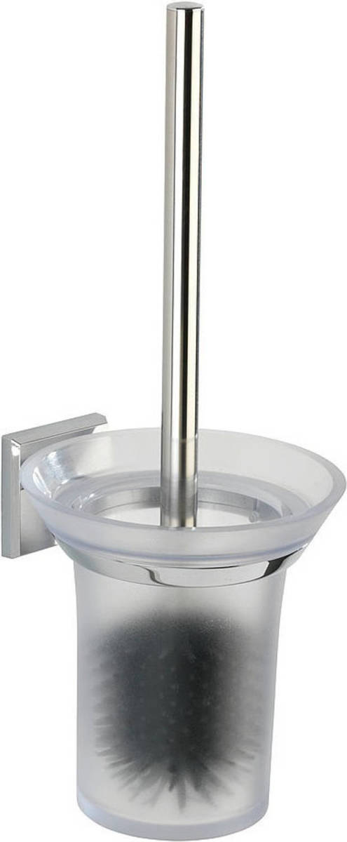Wenko Toiletborstel En Houder Laceno 36,5 X 15,5 Cm Zilver