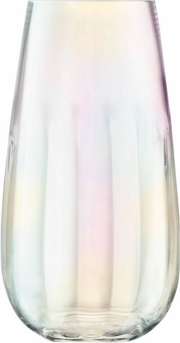 L.S.A. Vaas Pearl 28 Cm Glas Transparant