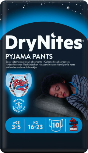 DryNites Absorberende Luierbroekjes Boy 3-5 jaar 10 stuks