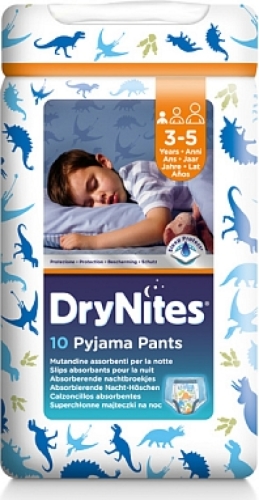 DryNites Absorberende Luierbroekjes Boy 3-5 jaar 10 stuks