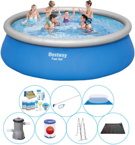 Bestway Fast Set Rond 457x84 Cm - 8-delig - Zwembad Met Accessoires