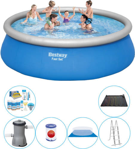 Bestway Fast Set Rond 457x84 Cm - 8-delig - Zwembad Combi Deal