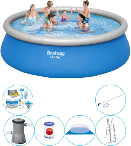 Bestway Fast Set Rond 457x84 Cm - 7-delig - Zwembad Pakket