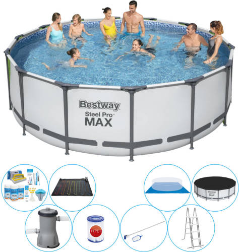 Bestway Steel Pro Max Rond 427x122 Cm - Zwembad Met Accessoires