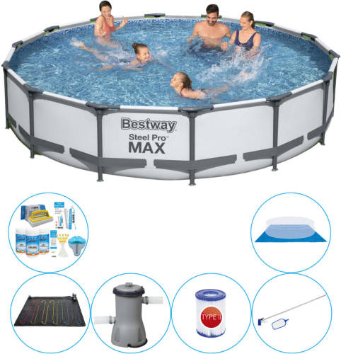 Bestway Steel Pro Max Rond 427x84 Cm - 7-delig - Zwembad Met Accessoires