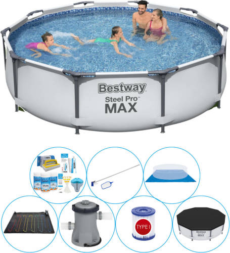 Zwembad Met Accessoires - Bestway Steel Pro Max Rond 305x76 Cm