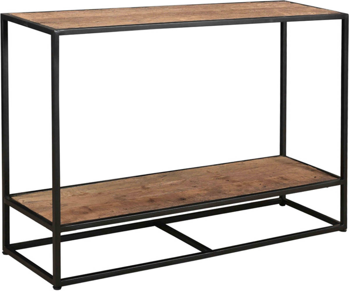livingfurn - Wandtafel Dakota 120 Cm - Riverwood / Gecoat Staal