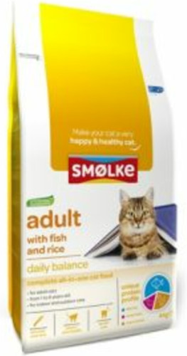 Smolke Kattenvoer Adult Vis - Rijst 4 kg