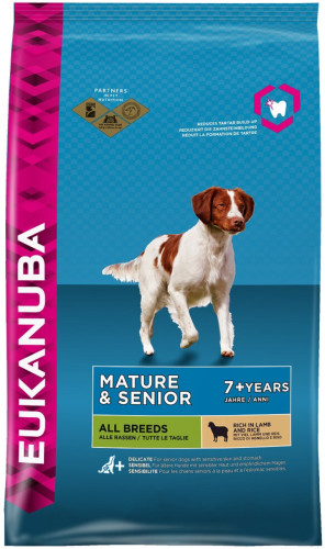 Eukanuba Dog Mature - Senior All Lam - Rijst 12 kg