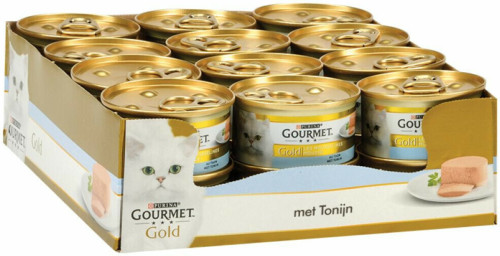 24x Gourmet Gold Mousse Tonijn 85 gr