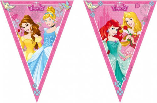 Procos Vlaggenlijn Disney Princess Junior 2,3 Meter Roze