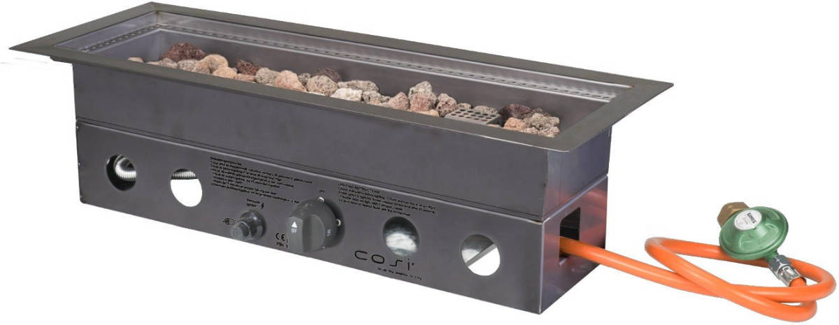 Cosi Inbouwbrander Straight 60x22x16,5 Cm.