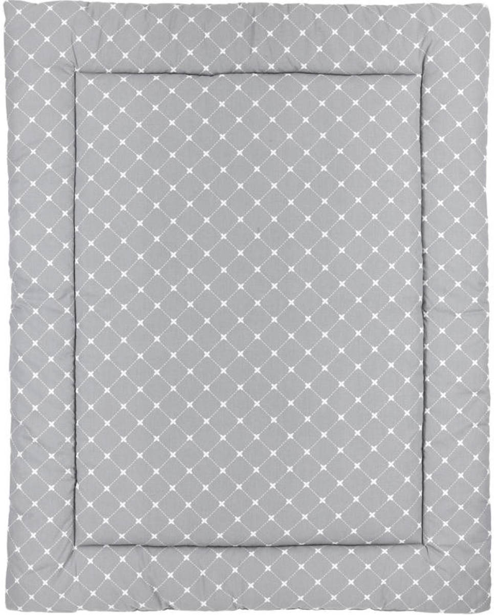 Meyco X Mrs. Keizer boxkleed Louis 80x100 cm grijs/wit