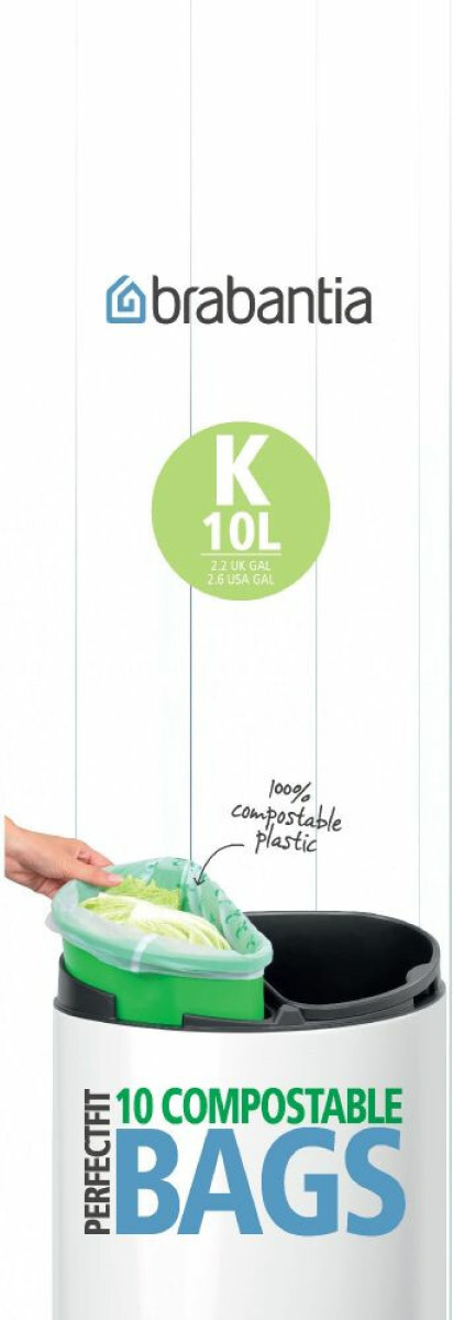Brabantia Vuilniszakken Bio-Bak in Twin Bin Type K 10 stuks