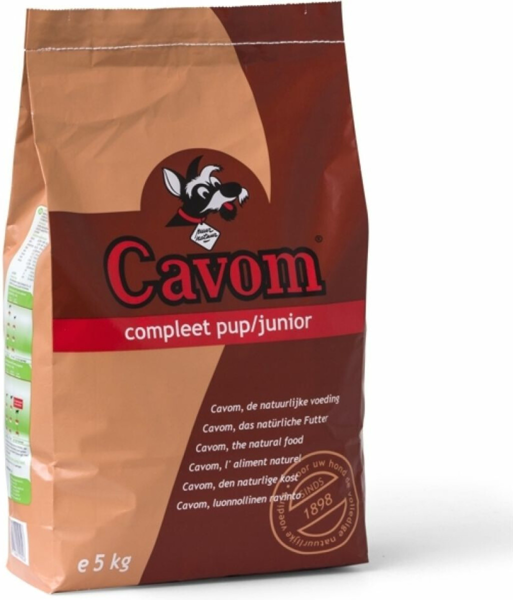 Cavom Compleet Pup-Junior Hondenvoer 5 kg
