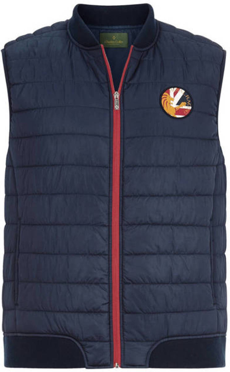 Charles Colby bodywarmer SIR KILBERN Plus Size donkerblauw