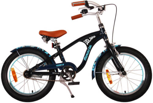 Volare Miracle Cruiser kinderfiets 16 inch Mat Zwart