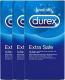 3x Durex Condooms Extra Safe 20 stuks