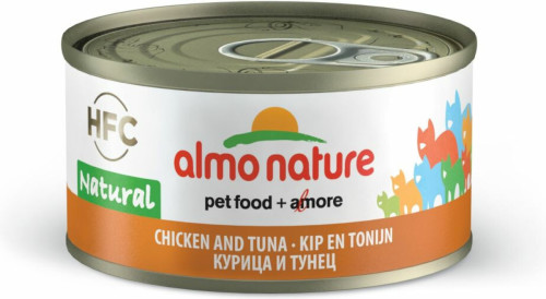 Almo Nature HFC 70 Kat Natural Kip - Tonijn 70 gr