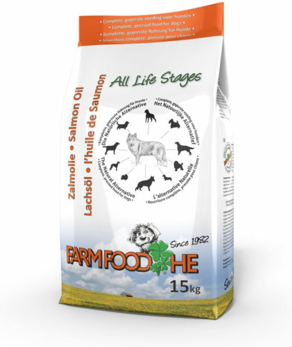 Farmfood HE Hondenvoer Met Zalmolie 15 kg