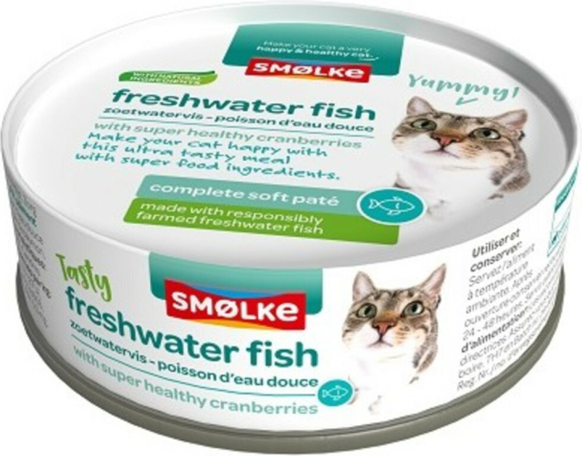 Smolke Soft Paté Kattenvoer Vis 80 gr