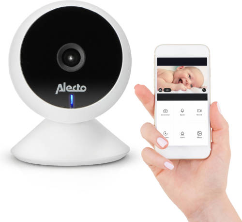 Alecto Wifi babyfoon met camera - Wit