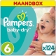 Pampers Baby Dry Luiers Maat 6 (13-18 kg) 124 stuks