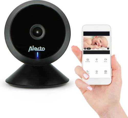 Alecto BK Wifi babyfoon met camera - Zwart