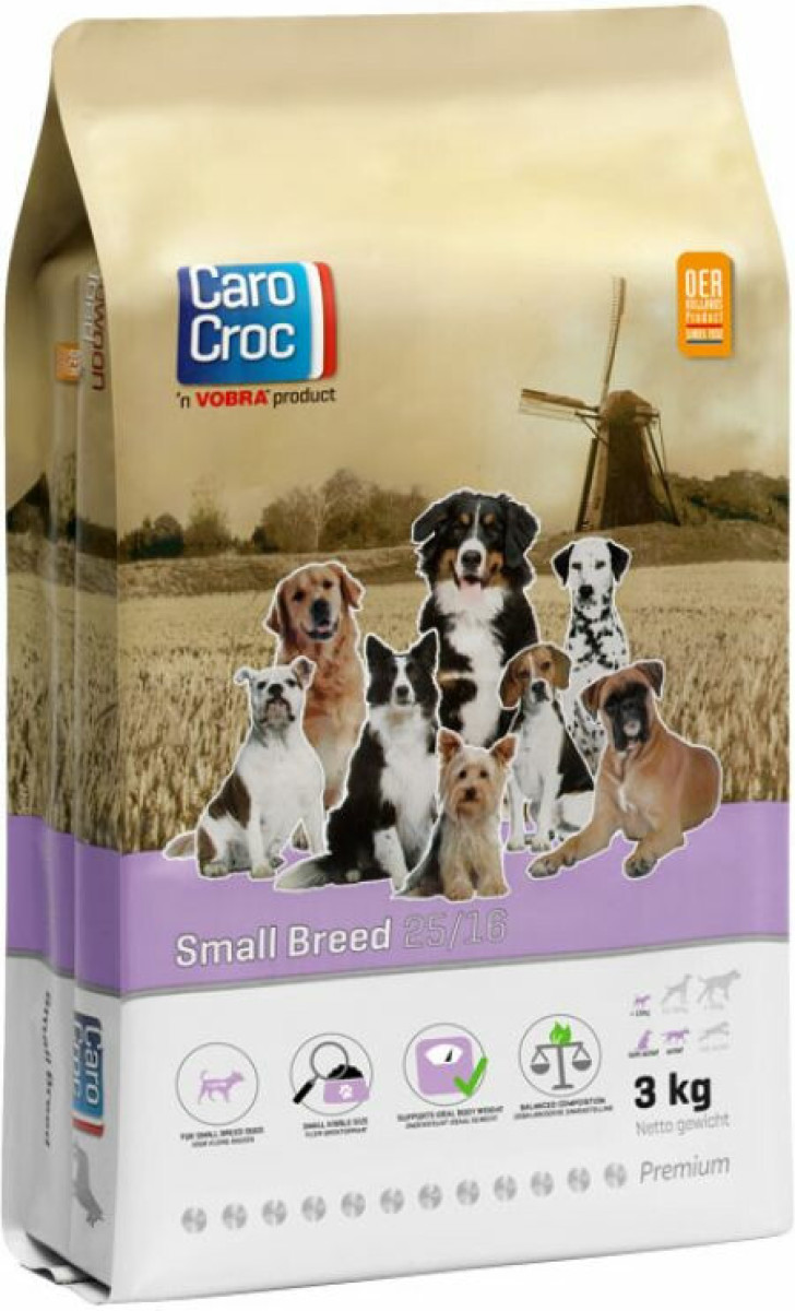 CaroCroc Small Breed 25/16 Hondenvoer 3 kg