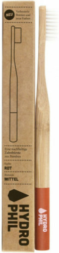 Hydrophil Tandenborstel Bamboe Medium Rood