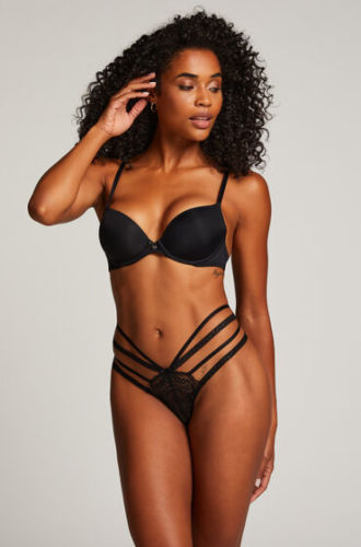 Hunkemöller Extra lage string Lorraine Zwart