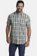 Jan Vanderstorm geruit regular fit overhemd BANDULF Plus Size wit/groen