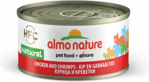 Almo Nature HFC 70 Kat Natural Kip - Garnaal 70 gr