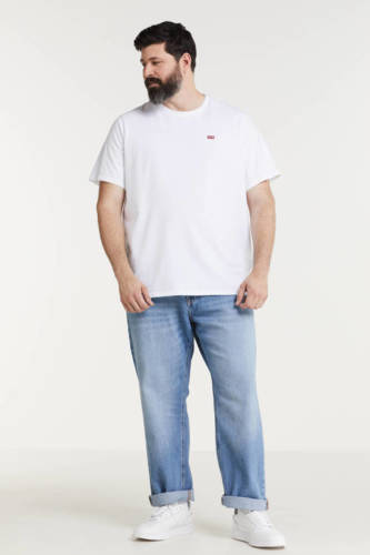 JACK & JONES PLUS SIZE regular fit jeans JJIMIKE JJORIGINAL Plus Size blauw