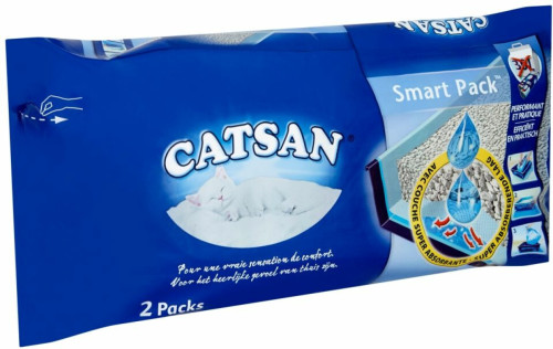 Catsan Hygiene Plus Kattenbakvulling Smartpack 2 x 4 liter