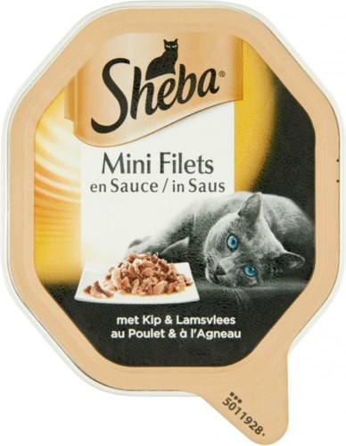 Sheba Selection Kip - Lam In Saus 85 gr