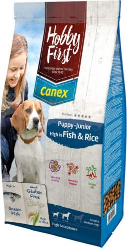 Hobby First Canex Puppy-Junior Vis&Rijst 3 kg