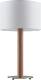 Lucande Heily tafellamp, cilinder, 21 cm, wit