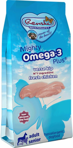 Renske Mighty Omega Plus Hondenvoer Kip 3 kg