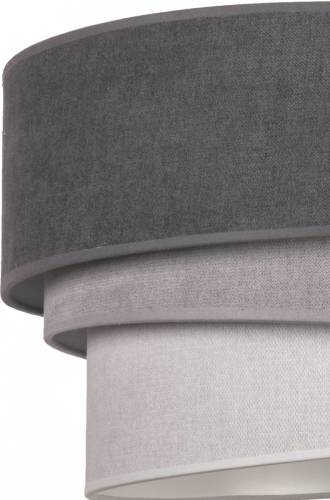 EULUNA Plafondlamp Pastell Trio Ø 45cm in 3 grijstinten