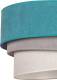 EULUNA Plafondlamp Pastell Trio 45cm turquoise/grijs