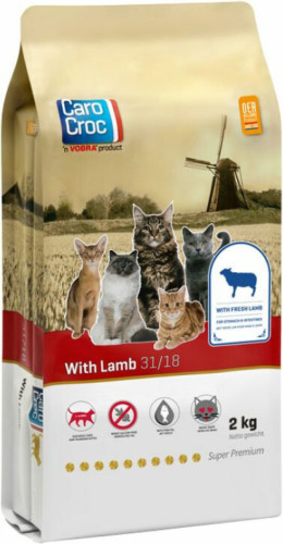 CaroCroc Kat 31/18 Lam Kattenvoer 2 kg