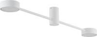 EULUNA Plafondlamp Orbit II, wit, 2-lamps